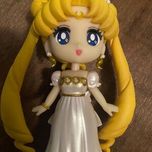 Sailor Moon Figurine with Yellow Hair